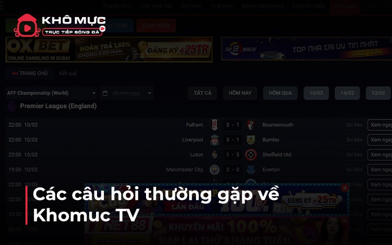 Các câu hỏi thường gặp về Khomuc TV